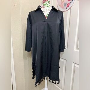 Black Women's Swim Cover-Up